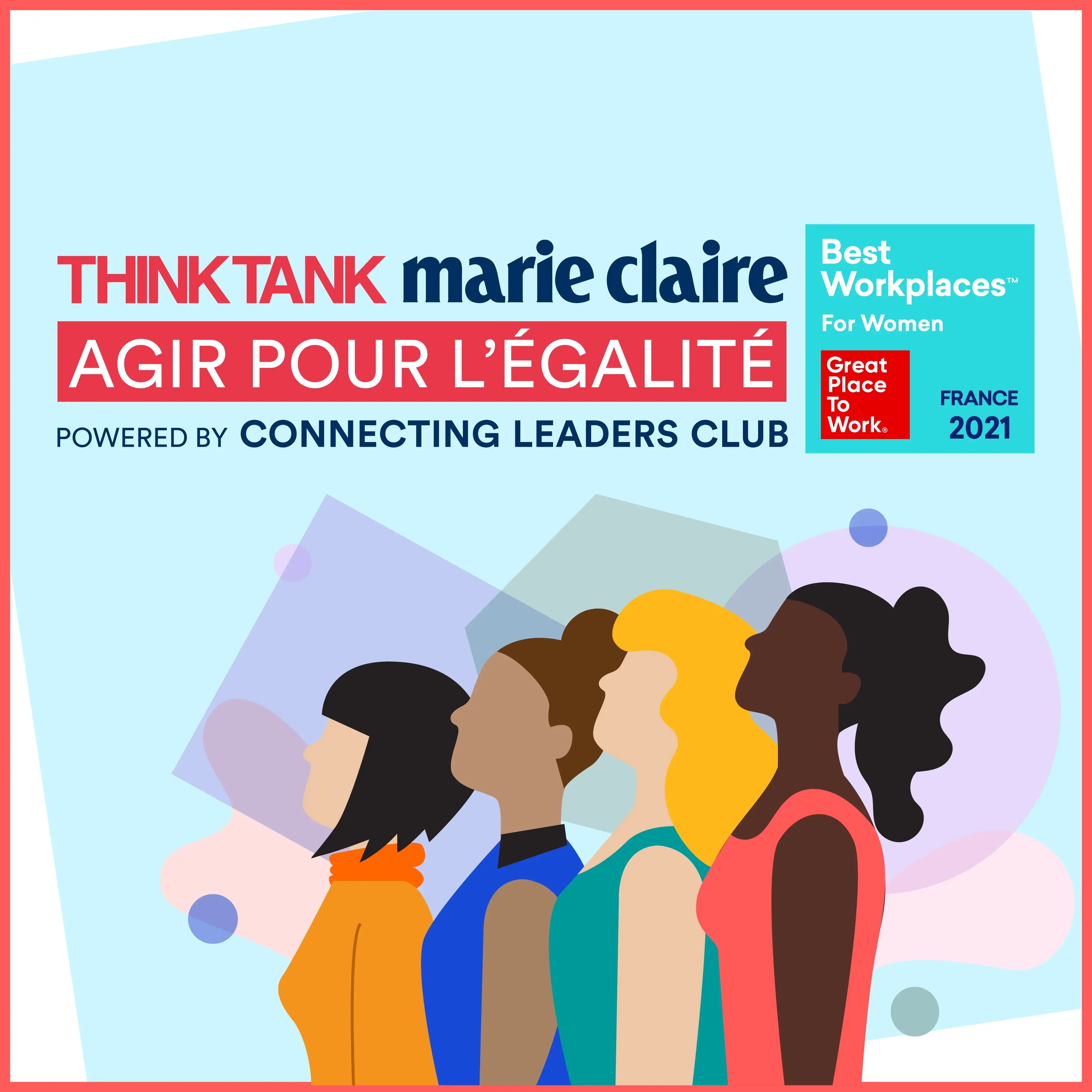 Illustration 4 femmes alignées