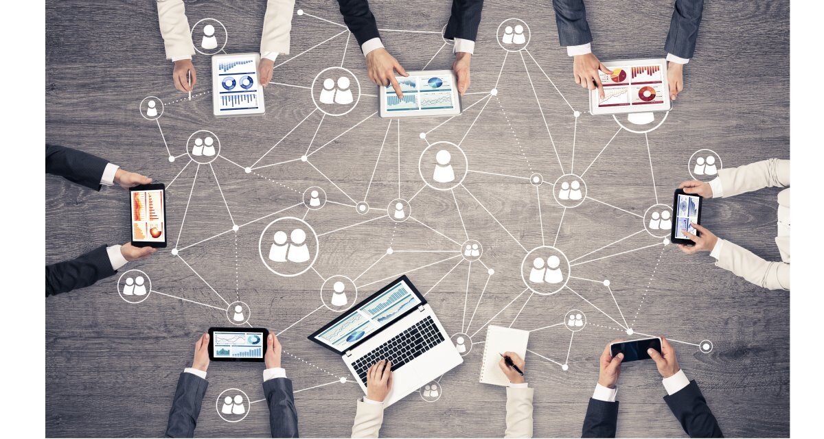 lien reliant des ordinateurs