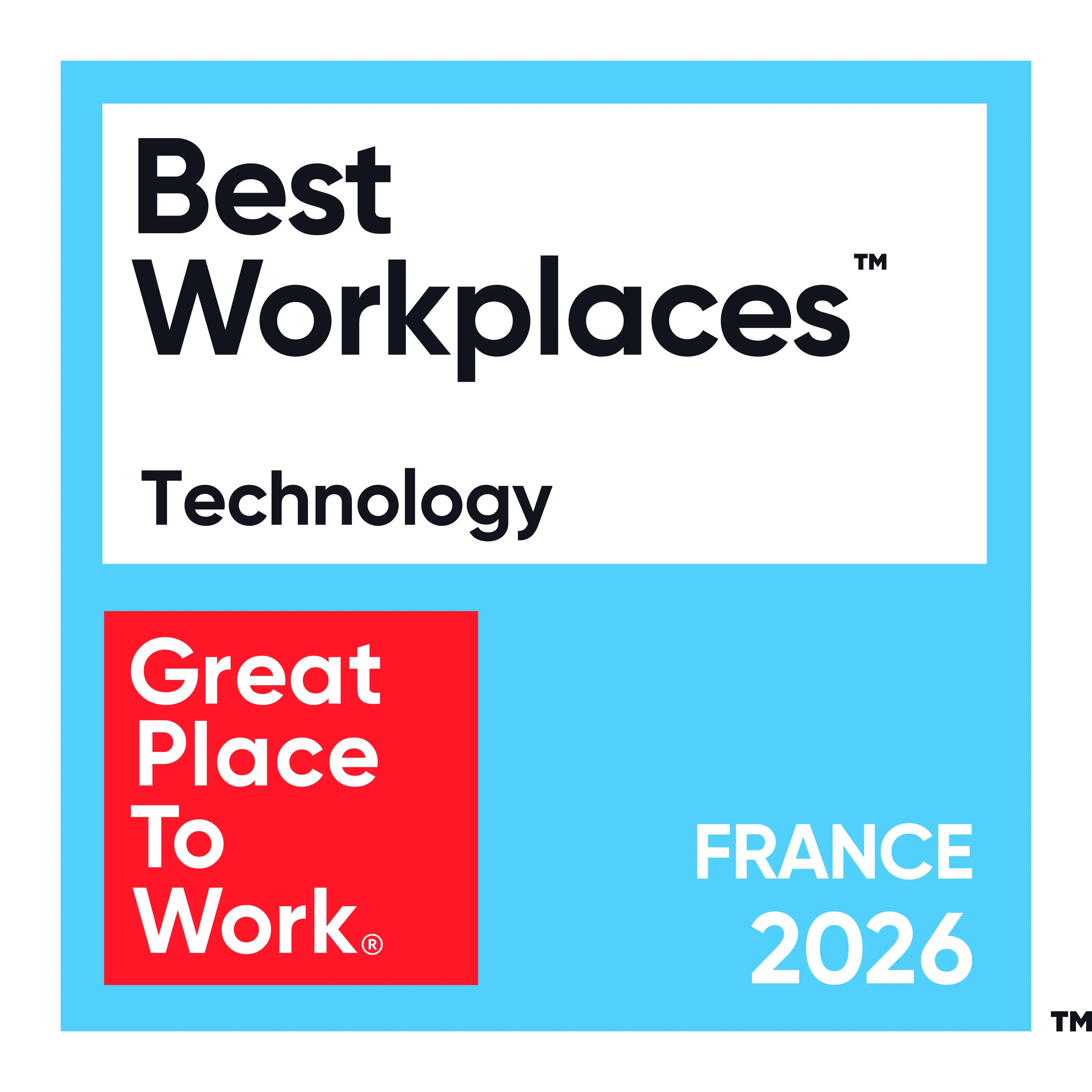 Great Place To Work in Tech 2026